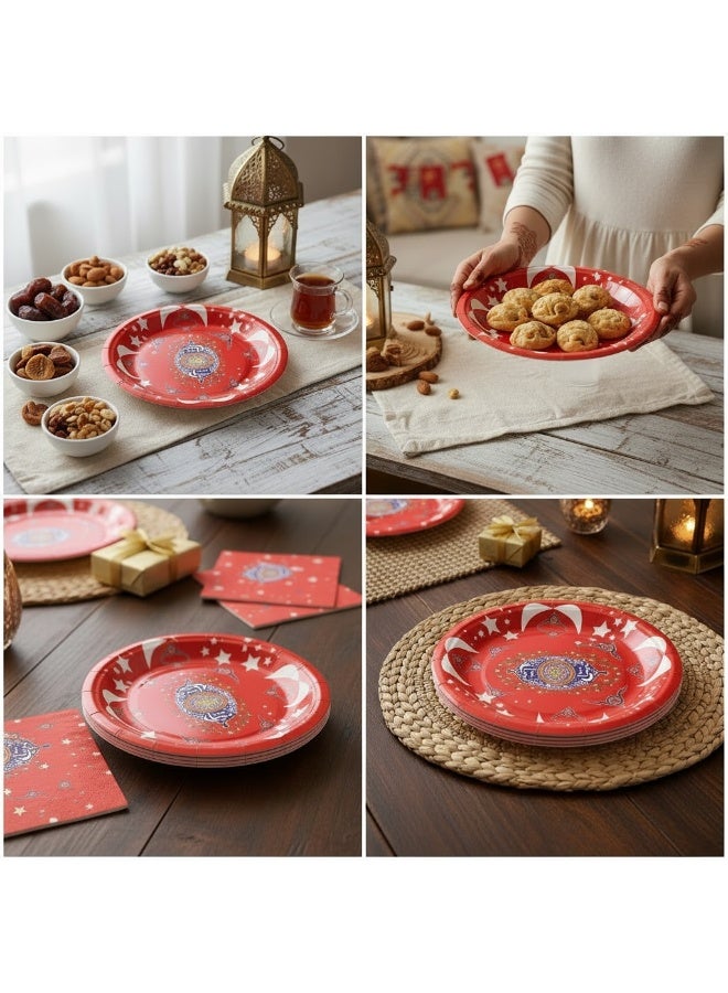 Ramadan Paper Plates 9 Inch – Set of 8 Decorative Plates for Iftar & Parties - Image 5